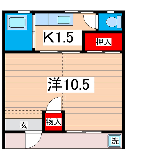 第１大窪荘の間取り