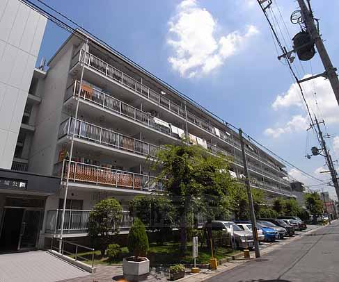 京都市伏見区淀本町のマンションの建物外観