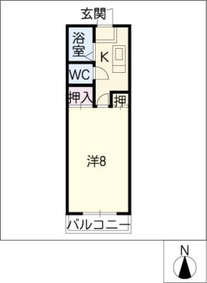 サンハイツ東光の間取り