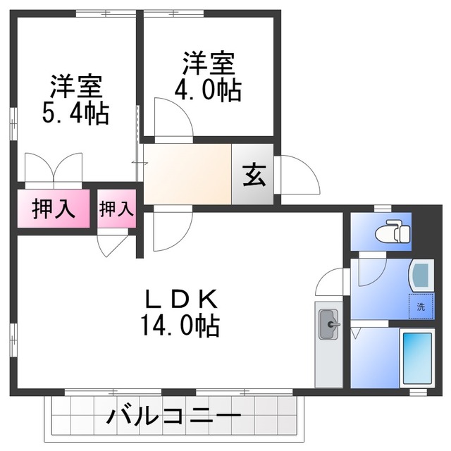 ラ．サルデーヌの間取り