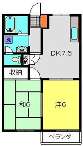 テラスウィステリアＣの間取り