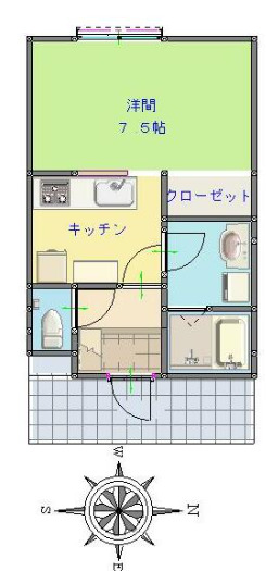 サンぽてとの間取り