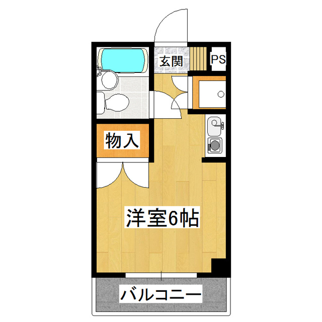 守谷市小山のマンションの間取り