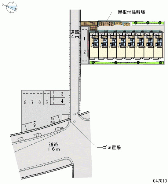 【レオネクスト菱池の駐車場】