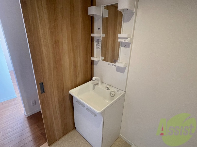 洗面設備　洗面所はこちらをお使いください。結構広く感じました。