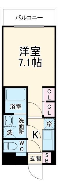 プライマル片瀬江ノ島の間取り