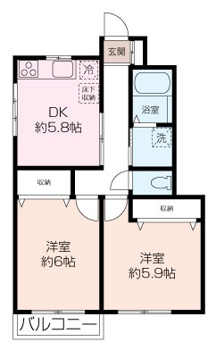 第五ダイソウハウスの間取り