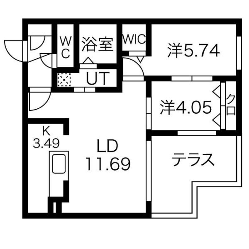 シティプラザW24の間取り