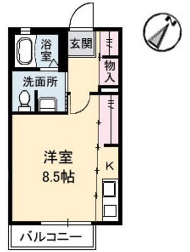 プランタンＦＵＭＩの間取り