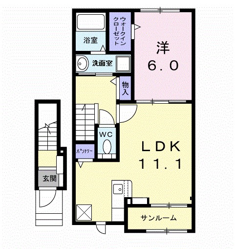 フィオーレ　Iの間取り