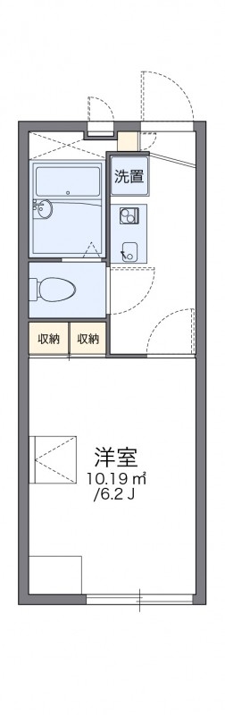 レオパレスカレンコートの間取り