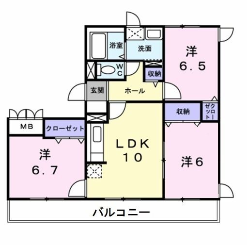 グランジュール　ｋｏｅｉの間取り