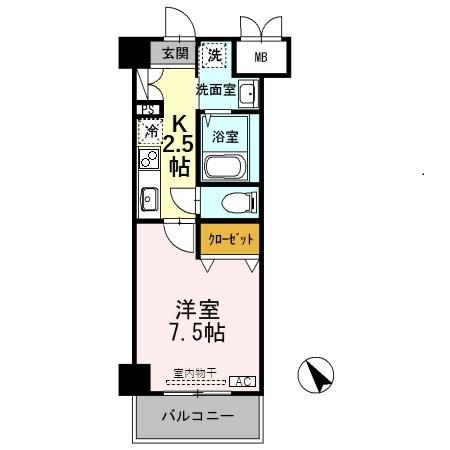 クレストスクエアの間取り