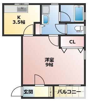 篠原コーポラス１の間取り