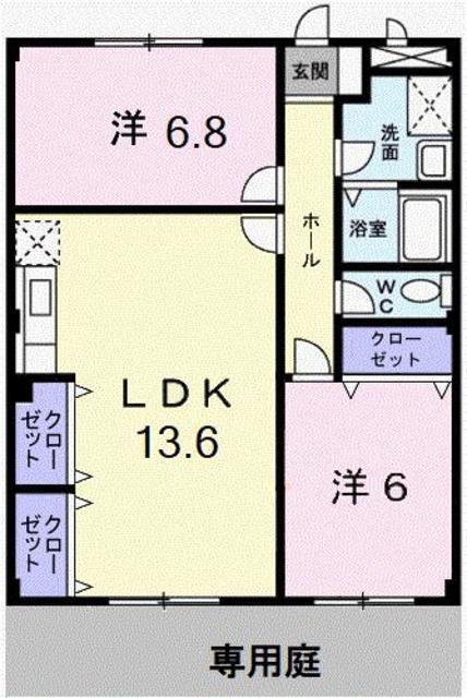 エスポワール花田の間取り