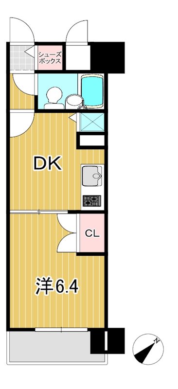 ライオンズマンション日立の間取り