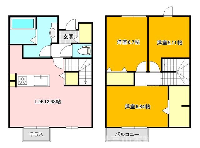 ルナセジュールの間取り