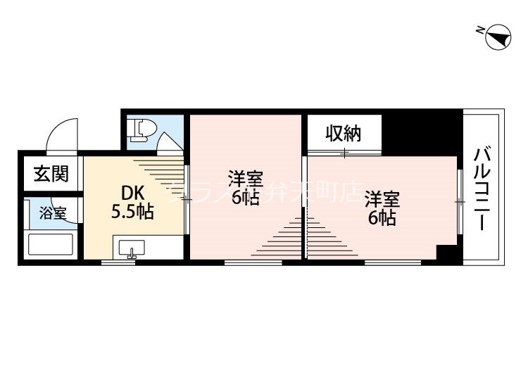 エスタイル港晴の間取り