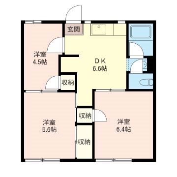 斉藤ハイツの間取り