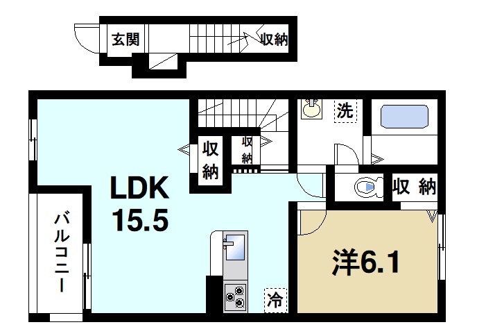 クレストールIIの間取り