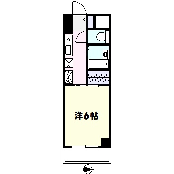 川崎市中原区上小田中のマンションの間取り