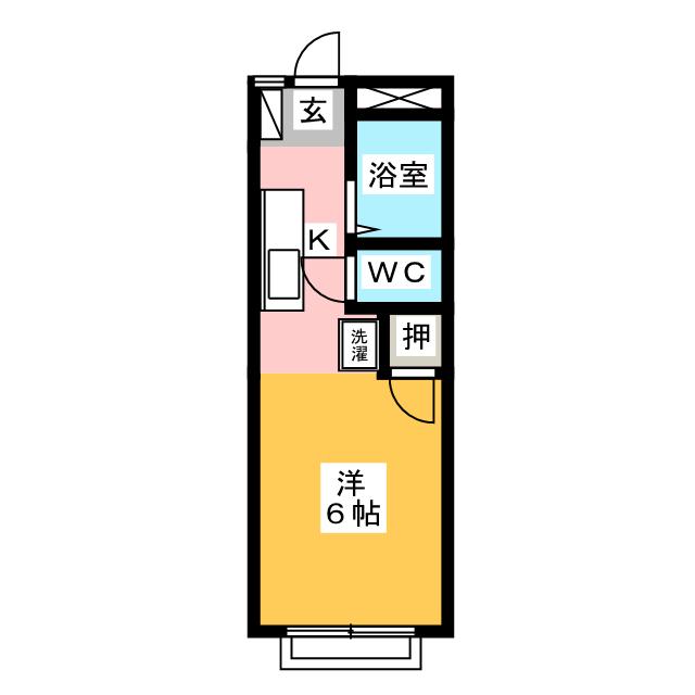 カーサ中山の間取り