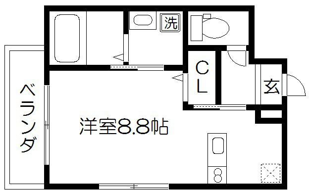 スリースターコート北山竹殿町の間取り