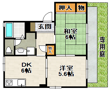 チェリーハイツ（安倉西）の間取り