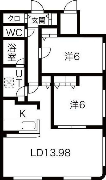 CABIN25の間取り