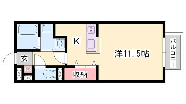 サンショワーIIの間取り