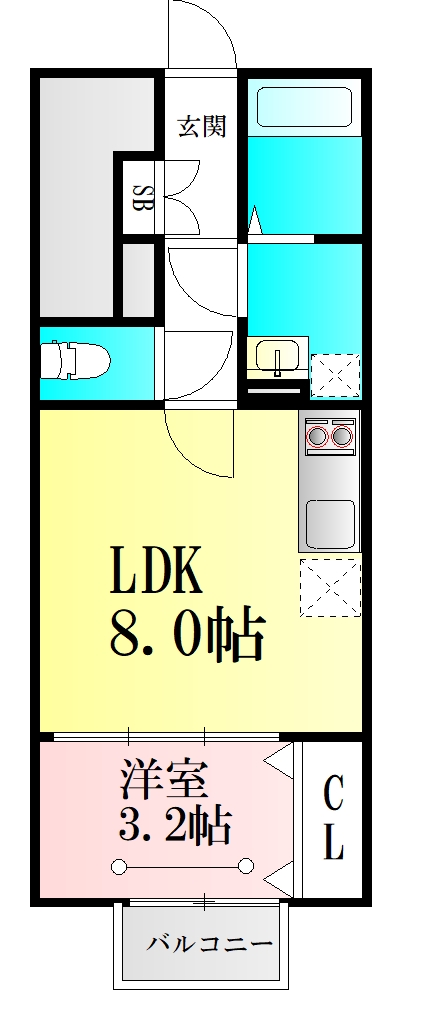 【BAU上余田の間取り】