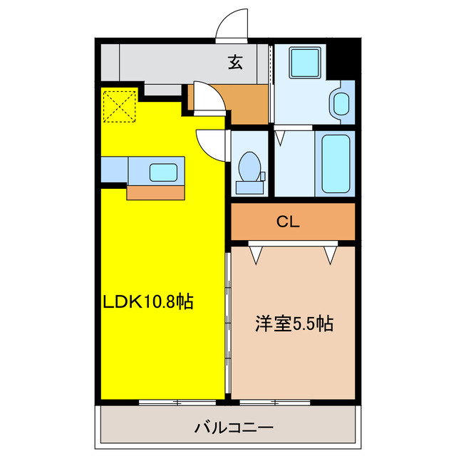 シャウレー小松の間取り