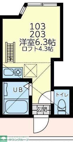 【ユナイト妙蓮寺アメディオの間取り】