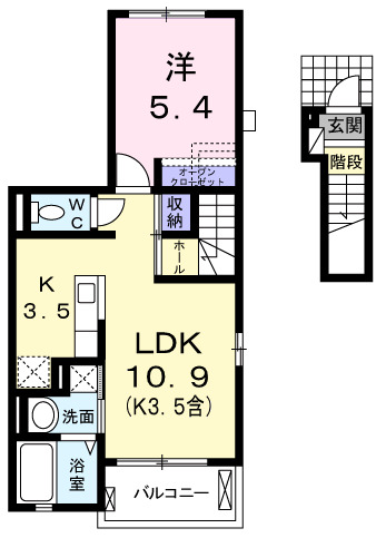 ラフレシールIIIの間取り