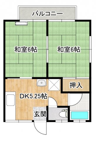 アーバンライフ築山の間取り