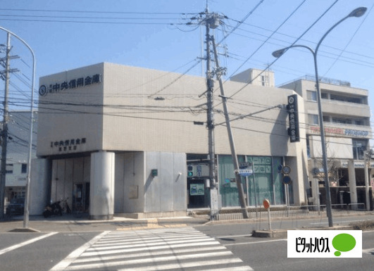 銀行　京都中央信用金庫葛野支店（銀行）まで612m