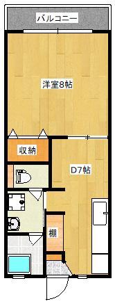 ｍ　ａｐａｒｔｍｅｎｔの間取り