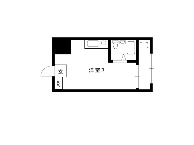 神戸市東灘区魚崎南町のマンションの間取り