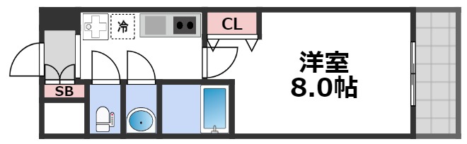 Ｍｖ．ｉｍｐ大阪鶴橋の間取り