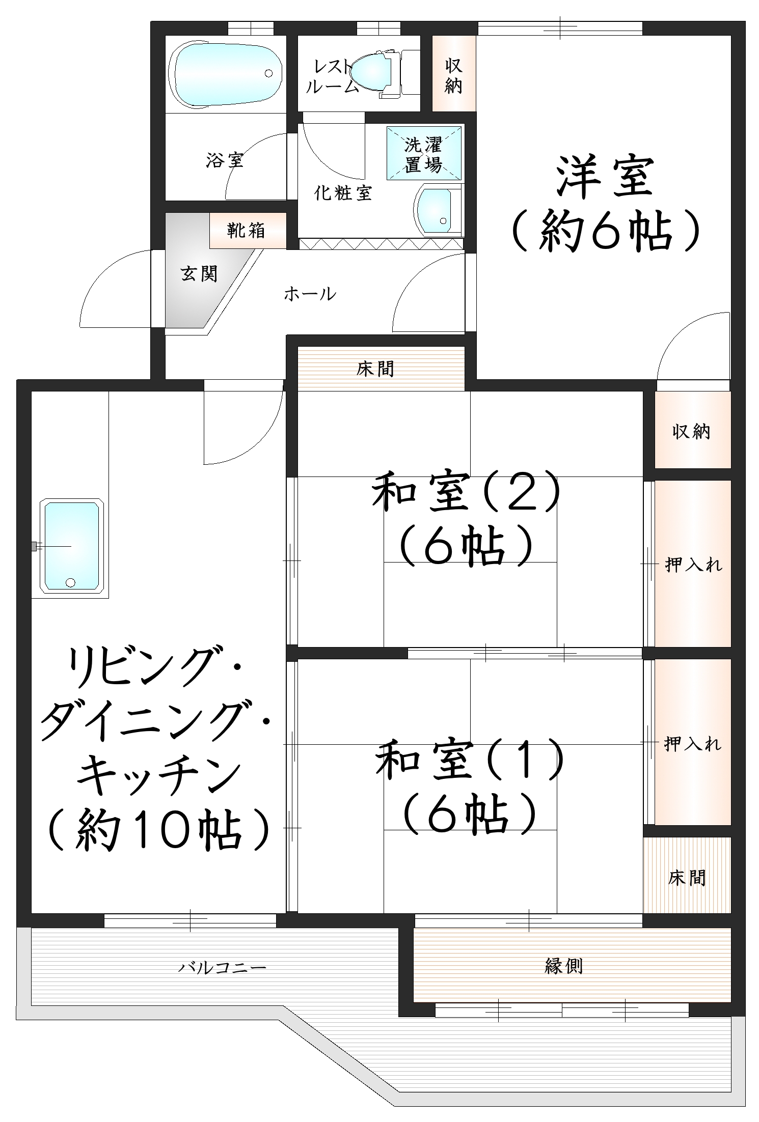 アネックス早見の間取り