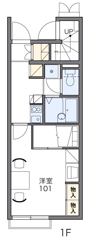 レオパレスSAIJYO I号の間取り