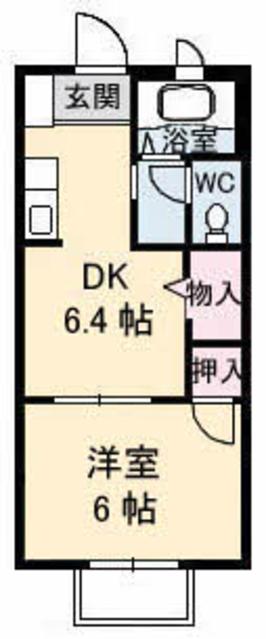 フォブール高崎の間取り