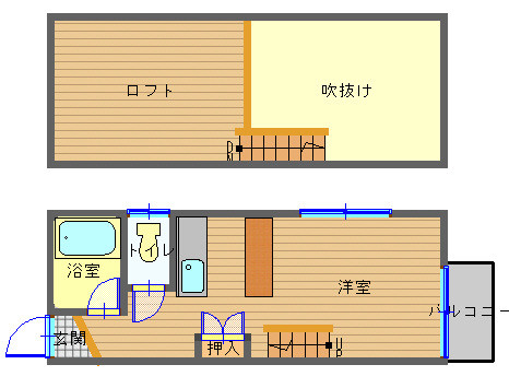 パレス愛宕の間取り