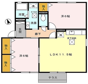 サンヴェールの間取り