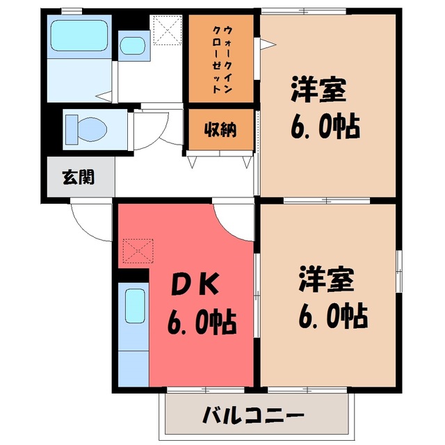 アンバサダーヒルズ Gの間取り