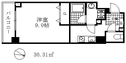 ステディ・三宮の間取り