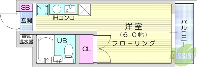 メゾン・ド・リテレールの間取り