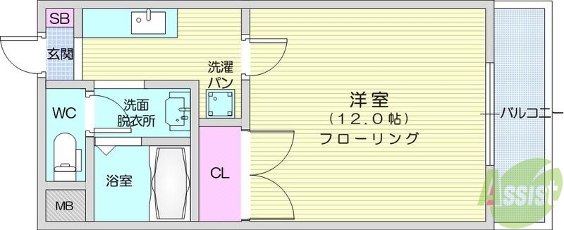 【サント・ネージュの間取り】