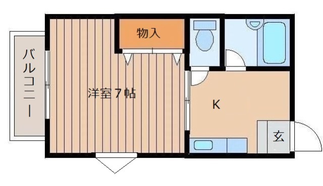 Ｋハイツの間取り