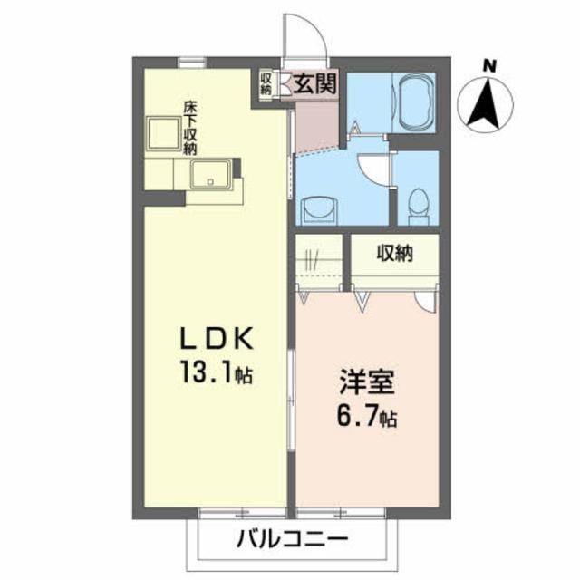 テイスティ弐番館の間取り